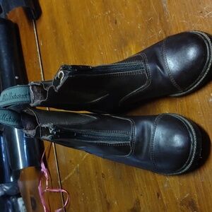Leather riding boots